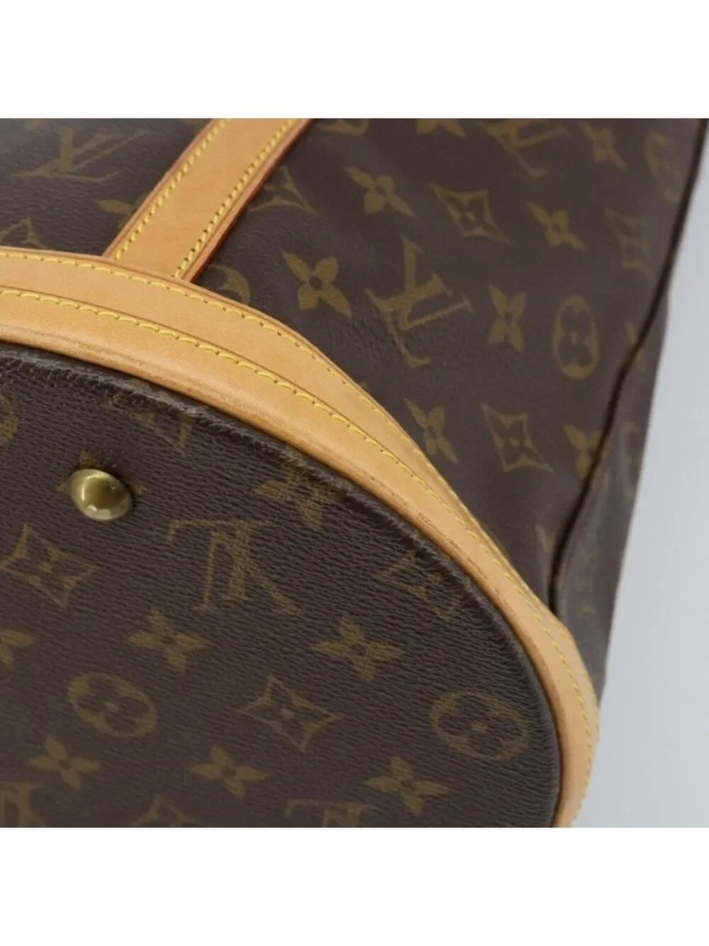 Authentic LOUIS VUITTON Monogram Bucket GM Shoulder Bag M42236 LV - Picture 8 of 16